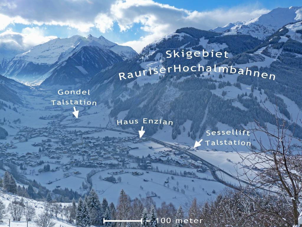 Ferienwohnung Haus Enzian in Rauris Exterior foto